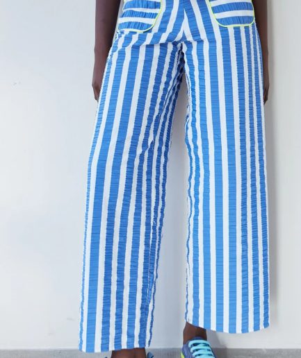 Pantalones rayas lazo