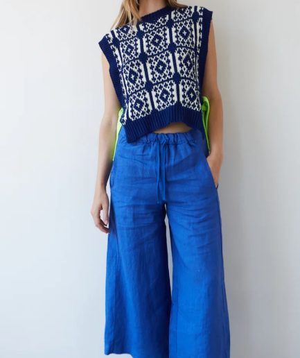 Pantalones crop anchos 2 colores