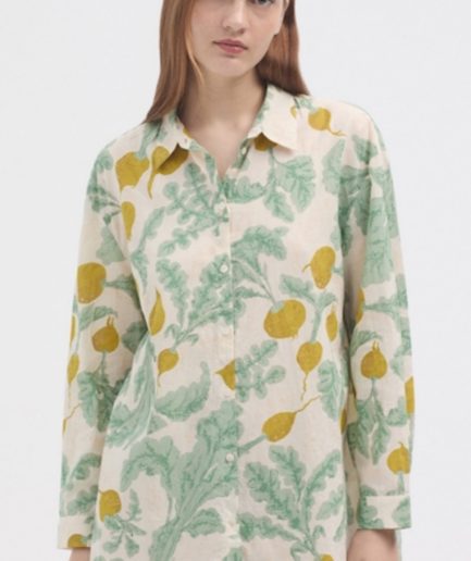 Camisa estampada tejido ligero