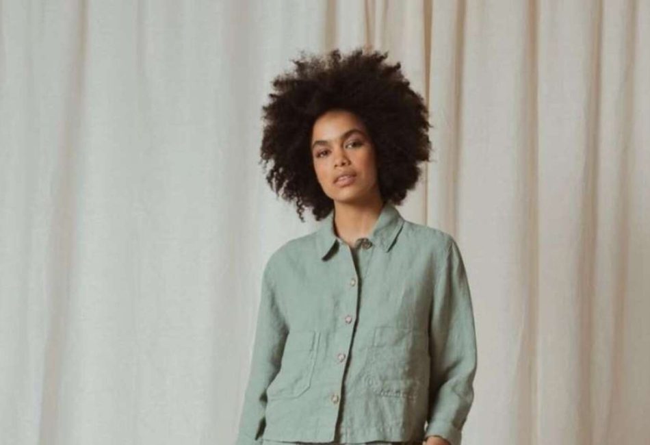 Menta 1980, achat de mode durable à Le Mans. Ensemble chemise et pantalon en lin Indi & Cold.