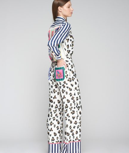 Pantalones fluidos leopardo