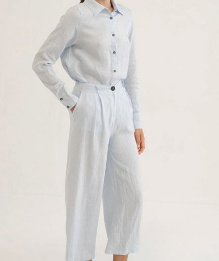 Pantalón básico lino 2 colores